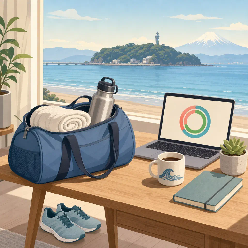リモートワーク10年。運動不足は朝イチのジムで片付いた。